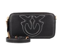 PINKO Carrie Camera Mini Bag Umhängetasche Leder 18 cm nero-antique gold (TAS023747)