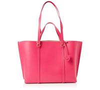 Pinko Carrie Shopper Big Leder, Damen-Tasche, N17Q_Pink Antique Gold, N17q_pink Pinko-antique Gold