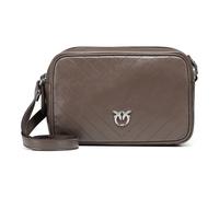 PINKO Carrie Umhängetasche Leder 21.5 cm grau