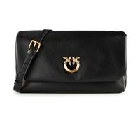 PINKO Click Soft Classic Schultertasche Leder 32 cm schwarz