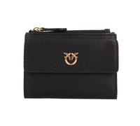 PINKO Compact Geldbörse Leder 12.5 cm schwarz