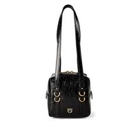 PINKO Cubic Mini Bag Schultertasche Leder 16 cm schwarz