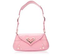 Pinko Damen 520 Shoulder Classic Leather St. Glossy Coconut Bag 31W, P31b_pink Marino Block Color, 31