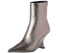 Pinko Damen Albeniz Stiefel aus Leder Stiefelette, Zzi Free Gewehrrute, 35 EU