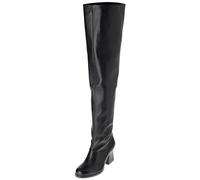 Pinko Damen Dussek Kunstleder Mode-Stiefel, Z99 Schwarz Limousine, 37 EU