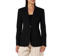 Pinko Damen Eracle Tricottina Stretchjacke mit Stoffstich Scuba Blazer, Z99_Schwarz Limousine, 32
