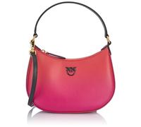 Pinko Damen Half Moon Mini-Leder Farbverlauf Tasche, ya4l_Mult.Fuchsia, orange-schwarz