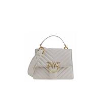 Pinko Damen Handle Love ONE TOP Griff Mini Light, I30Q_Grigio PINGUINO-Antique Gold