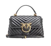 PINKO Love Lady Handtasche Leder 21 cm schwarz