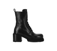 Pinko Damen Hon Amphibien Kalbsleder Springerstiefel, Z99 Schwarz Limousine, 36 EU