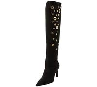 Pinko Damen Lehar Suede + OCC-Dekor Mode-Stiefel, Z99 Schwarz Limousine, 36 EU