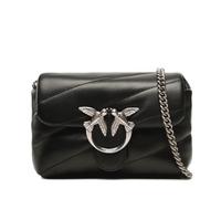PINKO Love Baby Umhängetasche Leder 18 cm black