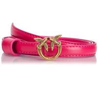 Pinko Damen Love Berry H1 Belt Soft Naplack Gürtel, N17q_pink Antique Gold, L