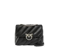 Pinko Umhängetasche Love Puff – Leder, 31 cm, Schwarz, Damen
