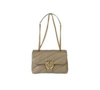 Pinko Love Classic Puff Schultertasche taupe, Leder, Damen