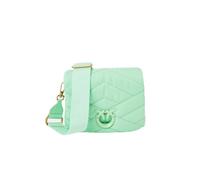 Pinko Damen Love Click Puff Baby Recycled Nylon Puzzle Quilt Tasche, T36b_grün Absinthe Block Color