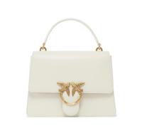 Pinko Love One Classic Handtasche weiß, Leder, Damen