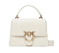 Pinko Love One Classic Handtasche weiß, Leder, Damen