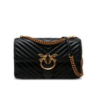 PINKO Love One Classic Umhängetasche Leder 26.5 cm black