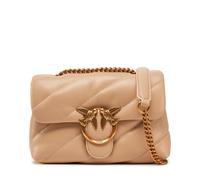 PINKO Love Puff Umhängetasche Leder 21 cm braun