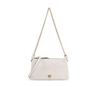 Pinko Double Mini Schultertasche weiß, Leder, Damen