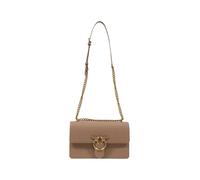Pinko Love One Classic Schultertasche hellbraun, Leder, Damen