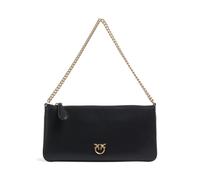 Pinko Flat Horizontal Schultertasche schwarz, Leder, Damen