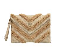 PINKO Flat Purse Clutch Tasche 23.5 cm braun