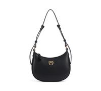 Pinko Half Moon Baby Schultertasche schwarz, Leder, Damen