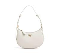 Pinko Half Moon Mini Schultertasche elfenbein, fein genarbtes Rindsleder, Damen