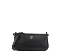 PINKO Half Moon Umhängetasche Leder 23 cm schwarz