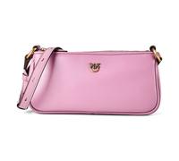 PINKO Half Moon Umhängetasche Leder 23 cm lila