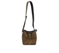 Pinko Hobo Bags - Brown Leather Crossbody Bag - Gr. unisize - in Schwarz - für Damen