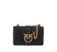 Pinko Hobo Bags - Crossbody Bag With Gold-Tone Bird Buckle - Gr. unisize - in Schwarz - für Damen