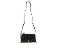 Pinko Hobo Bags - Leather Crossbody Bag - Gr. unisize - in Schwarz - für Damen