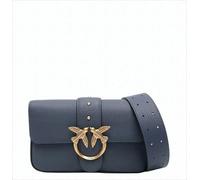 Pinko Hobo Bags - Mini Slouchy Grained Leather Shoulder Bag - Gr. unisize - in Weiß - für Damen