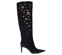 PINKO Lehar Stivale Suede+decoro Occ Black Größe: 37 | Stiefel Outlet | Damen | Schwarz