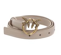PINKO Love Berry H2 Belt W80 Beige - Smoke Grey - Antique Gold
