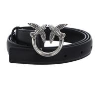 PINKO Love Berry H2 Belt W90 Black - Old Silver