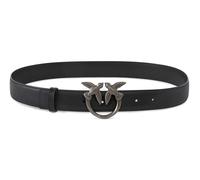 PINKO Love Berry H3 Belt W90 Black - Old Silver