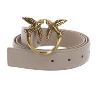 PINKO Love Berry H3 Belt W95 Beige - Smoke Grey - Antique Gold
