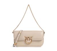 Pinko Love Box Horizontal Schultertasche beige, Leder, Damen