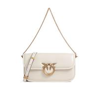 Pinko Love Box Horizontal Schultertasche elfenbein, Leder, Damen