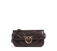 Pinko Love Box Horizontal Schultertasche wein, Leder, Damen