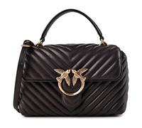 PINKO Love Lady Handtasche Leder 21 cm grau
