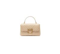 Pinko Umhängetasche Love Lady Puff Classic CL Nappa Chevron Beige/Smoke-Grey Gr. unisize für Damen
