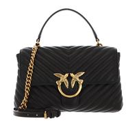 PINKO Love Lady Puff Mini CL Sheep Nappa Chevron S Verde Fango