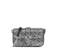 Pinko Love One Baby Slouchy Umhängetasche silber, Leder, Damen