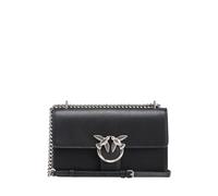 Pinko Love One Classic Dc Kalbsleder Se, Damentasche, Einheitsgröße, Z99o_schwarz-old silver, Einheitsgröße