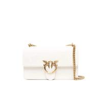 Pinko Damen Love One Classic Dc Kalb Se Handtasche, Z14q_Seide-Antik-Gold